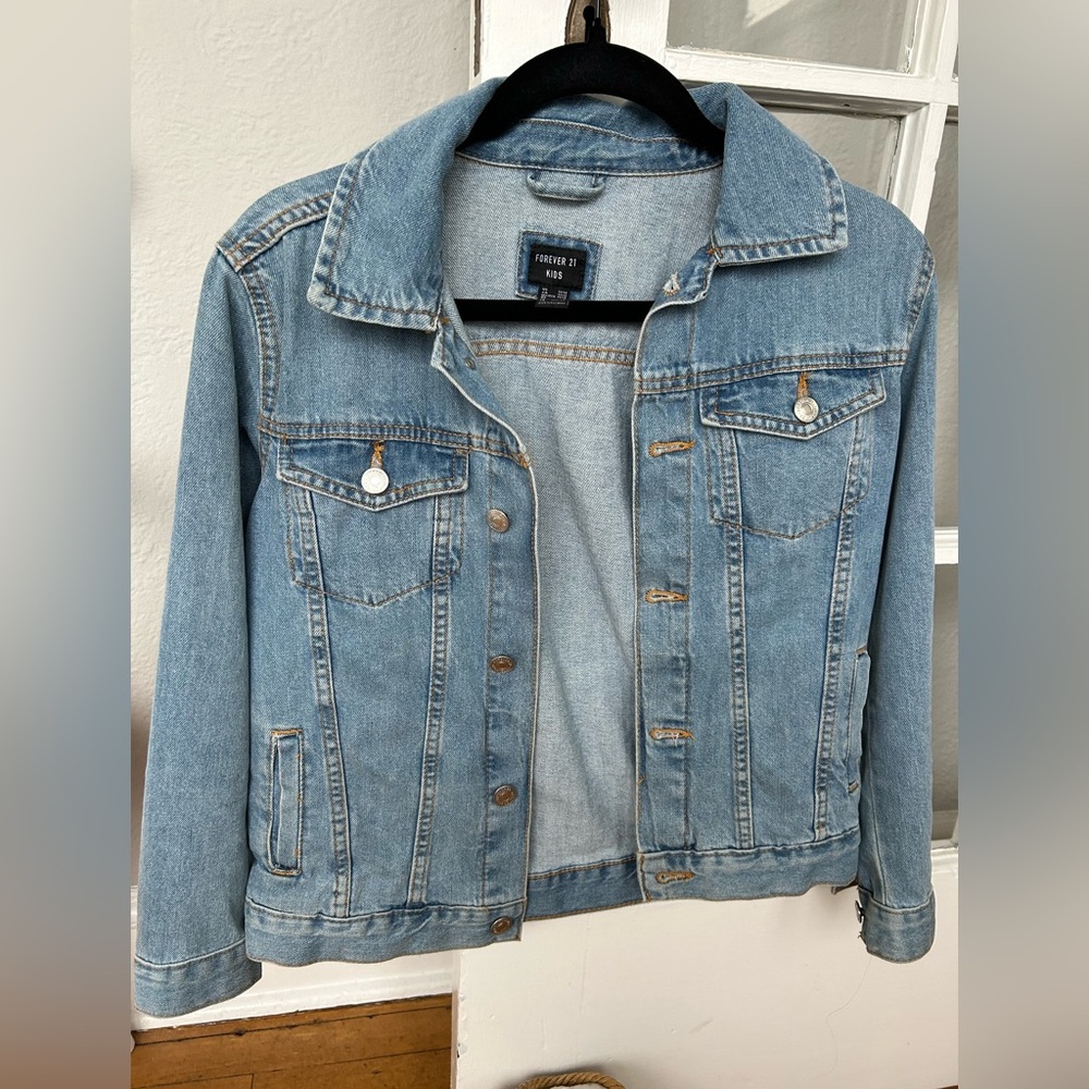 Kids Jean jacket- forever 21- size 11/12